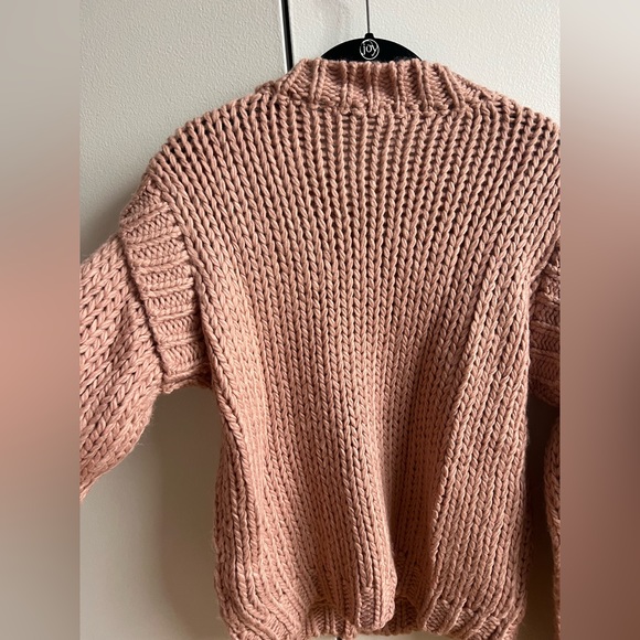 Wool Blend Shoulder Detail Knitted Sweater - Picture 7 of 7